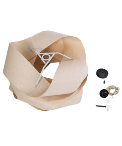 GLOBOSTAR® SARDIGNA 02181 Boho Κρεμαστό Φωτιστικό Οροφής με Ντουί 1 x E27 AC 220-240V IP20 - Μπεζ - Μ60 x Π60 x Υ30cm 22 02181 11