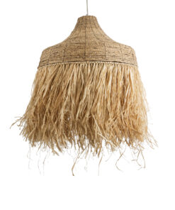 GloboStar® GLOBOSTAR® PORTOFERRAIO 02186 Boho Κρεμαστό Φωτιστικό Οροφής με Ντουί 1 x E27 AC 220-240V IP20 - Μπεζ - Μ80 x Π80 x Υ120cm