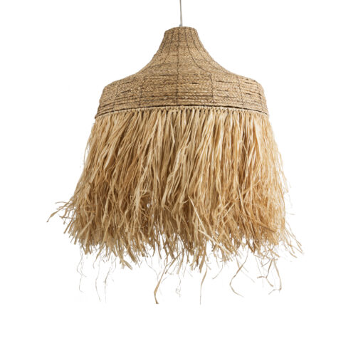 GloboStar® GLOBOSTAR® PORTOFERRAIO 02186 Boho Κρεμαστό Φωτιστικό Οροφής με Ντουί 1 x E27 AC 220-240V IP20 - Μπεζ - Μ80 x Π80 x Υ120cm
