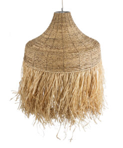 GLOBOSTAR® PORTOFERRAIO 02186 Boho Κρεμαστό Φωτιστικό Οροφής με Ντουί 1 x E27 AC 220-240V IP20 - Μπεζ - Μ80 x Π80 x Υ120cm 18 02186 7