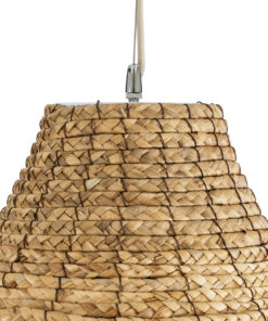 GLOBOSTAR® PORTOFERRAIO 02186 Boho Κρεμαστό Φωτιστικό Οροφής με Ντουί 1 x E27 AC 220-240V IP20 - Μπεζ - Μ80 x Π80 x Υ120cm 20 02186 9