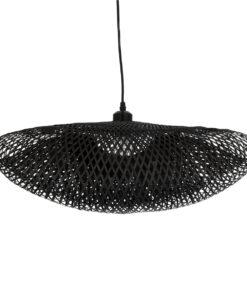 GLOBOSTAR® MEXICO 02201 Boho Κρεμαστό Φωτιστικό Οροφής με Ντουί 1 x E27 AC 220-240V IP20 - Μαύρο - Μ65 x Π45 x Υ18cm 18 02201 8