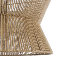 GLOBOSTAR® BISBEE 02204 Boho Κρεμαστό Φωτιστικό Οροφής με Ντουί 1 x E27 AC 220-240V IP20 - Μπεζ - Μ50 x Π50 x Υ28cm 18 02204 8