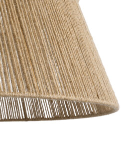 GLOBOSTAR® BISBEE 02205 Boho Κρεμαστό Φωτιστικό Οροφής με Ντουί 1 x E27 AC 220-240V IP20 - Μπεζ - Μ80 x Π80 x Υ48cm 17 02205 8