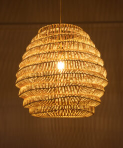 Alternative view of GLOBOSTAR® OREGON 02206 Boho Κρεμαστό Φωτιστικό Οροφής με Ντουί 1 x E27 AC 220-240V IP20 - Μπεζ - Μ60 x Π60 x Υ56cm