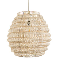 GLOBOSTAR® OREGON 02206 Boho Κρεμαστό Φωτιστικό Οροφής με Ντουί 1 x E27 AC 220-240V IP20 - Μπεζ - Μ60 x Π60 x Υ56cm 14 02206 5