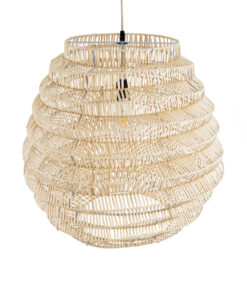 GLOBOSTAR® OREGON 02206 Boho Κρεμαστό Φωτιστικό Οροφής με Ντουί 1 x E27 AC 220-240V IP20 - Μπεζ - Μ60 x Π60 x Υ56cm 16 02206 7