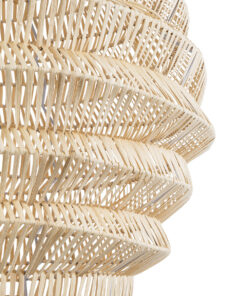 GLOBOSTAR® OREGON 02206 Boho Κρεμαστό Φωτιστικό Οροφής με Ντουί 1 x E27 AC 220-240V IP20 - Μπεζ - Μ60 x Π60 x Υ56cm 17 02206 8