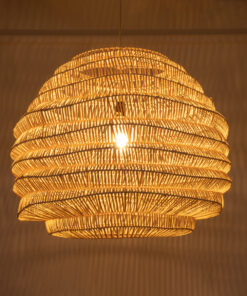 Alternative view of GLOBOSTAR® OREGON 02207 Boho Κρεμαστό Φωτιστικό Οροφής με Ντουί 1 x E27 AC 220-240V IP20 - Μπεζ - Μ80 x Π80 x Υ65cm