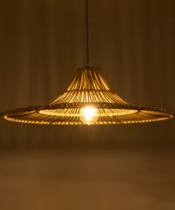 GLOBOSTAR® PALERMO 02208 Boho Κρεμαστό Φωτιστικό Οροφής με Ντουί 1 x E27 AC 220-240V IP20 - Μπεζ - Μ60 x Π60 x Υ20cm 12 02208 3