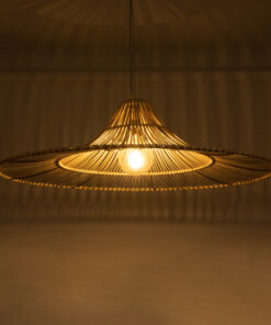 GLOBOSTAR® PALERMO 02209 Boho Κρεμαστό Φωτιστικό Οροφής με Ντουί 1 x E27 AC 220-240V IP20 - Μπεζ - Μ100 x Π100 x Υ30cm 13 02209 3