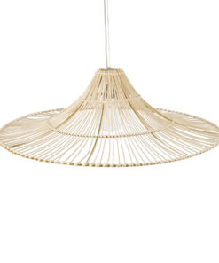 GLOBOSTAR® PALERMO 02209 Boho Κρεμαστό Φωτιστικό Οροφής με Ντουί 1 x E27 AC 220-240V IP20 - Μπεζ - Μ100 x Π100 x Υ30cm 17 02209 7