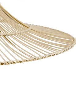 GLOBOSTAR® PALERMO 02209 Boho Κρεμαστό Φωτιστικό Οροφής με Ντουί 1 x E27 AC 220-240V IP20 - Μπεζ - Μ100 x Π100 x Υ30cm 18 02209 8