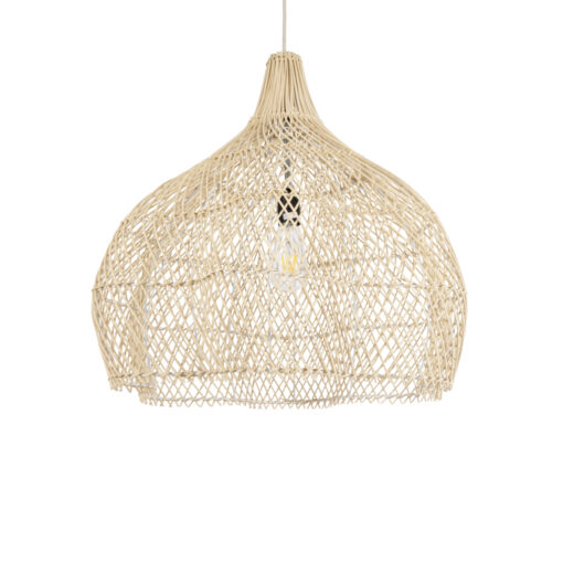 GloboStar® GLOBOSTAR® ADEJE 02210 Boho Κρεμαστό Φωτιστικό Οροφής με Ντουί 1 x E27 AC 220-240V IP20 - Μπεζ - Μ60 x Π60 x Υ60cm