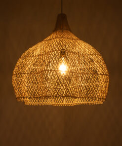 Alternative view of GLOBOSTAR® ADEJE 02210 Boho Κρεμαστό Φωτιστικό Οροφής με Ντουί 1 x E27 AC 220-240V IP20 - Μπεζ - Μ60 x Π60 x Υ60cm