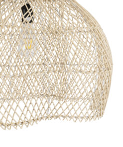 GLOBOSTAR® ADEJE 02210 Boho Κρεμαστό Φωτιστικό Οροφής με Ντουί 1 x E27 AC 220-240V IP20 - Μπεζ - Μ60 x Π60 x Υ60cm 19 02210 8