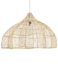 GLOBOSTAR® ADEJE 02211 Boho Κρεμαστό Φωτιστικό Οροφής με Ντουί 1 x E27 AC 220-240V IP20 - Μπεζ - Μ80 x Π80 x Υ55cm 15 02211 5