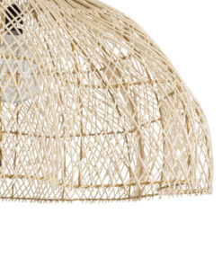 GLOBOSTAR® ADEJE 02211 Boho Κρεμαστό Φωτιστικό Οροφής με Ντουί 1 x E27 AC 220-240V IP20 - Μπεζ - Μ80 x Π80 x Υ55cm 18 02211 8