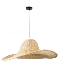 GLOBOSTAR® ESPARGOS 02214 Boho Κρεμαστό Φωτιστικό Οροφής με Ντουί 1 x E27 AC 220-240V IP20 - Μπεζ - Μ70 x Π70 x Υ35cm 13 02214 4