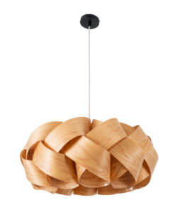 GLOBOSTAR® SARDIGNA 02218 Boho Κρεμαστό Φωτιστικό Οροφής με Ντουί 1 x E27 AC 220-240V IP20 - Καφέ - Μ60 x Π60 x Υ30cm 14 02218 4