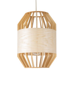 GLOBOSTAR® GALIA 02220 Boho Κρεμαστό Φωτιστικό Οροφής με Ντουί 1 x E27 AC 220-240V IP20 - Μπεζ & Καφέ - Μ30 x Π30 x Υ40cm 15 02220 5