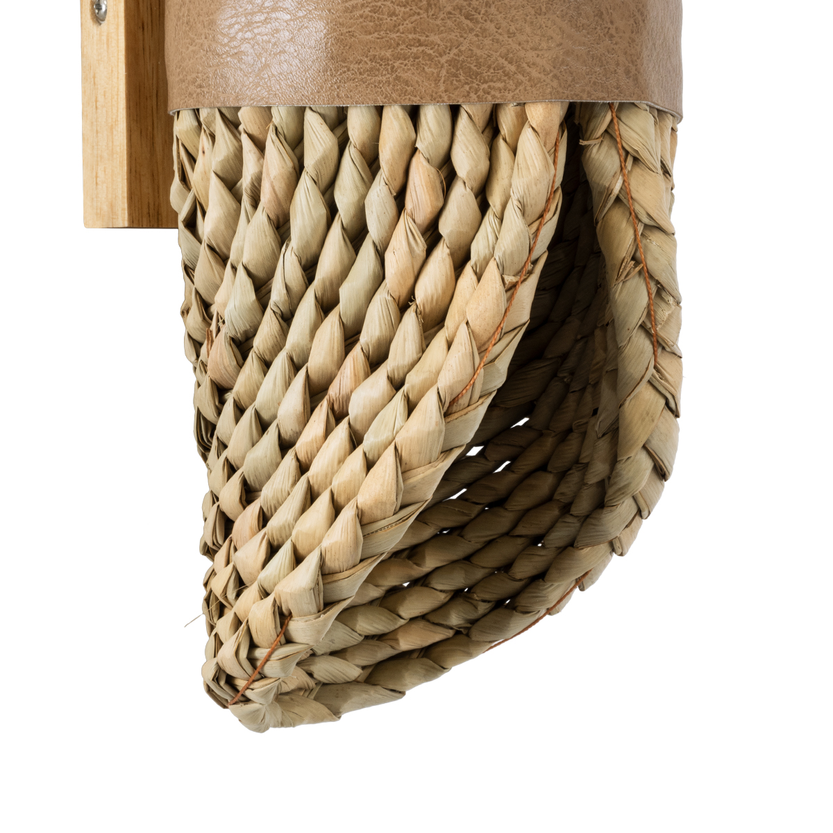 GloboStar® GUAVA 02222 Boho Επιτοίχιο Φωτιστικό Απλίκα Δίφωτο 2 x G9 IP20 Μπεζ Ξύλο με Καφέ Δέρμα - Μ11 x Π13 x Υ30cm 8 GloboStar® GUAVA 02222 Boho Επιτοίχιο Φωτιστικό Απλίκα Δίφωτο 2 x G9 IP20 Μπεζ Ξύλο με Καφέ Δέρμα - Μ11 x Π13 x Υ30cm - Image 6