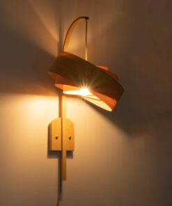 GloboStar® KALAMA 02223 Boho Επιτοίχιο Φωτιστικό Απλίκα Μονόφωτο 1 x E27 IP20 Μπεζ Ξύλο - Μ30 x Π40 x Υ70cm 11 02223 3