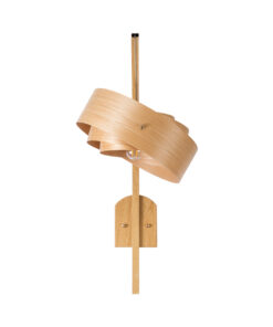 GloboStar® KALAMA 02223 Boho Επιτοίχιο Φωτιστικό Απλίκα Μονόφωτο 1 x E27 IP20 Μπεζ Ξύλο - Μ30 x Π40 x Υ70cm 14 02223 6