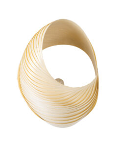 GloboStar® SALREL 02224 Boho Επιτοίχιο Φωτιστικό Απλίκα Μονόφωτο 1 x E27 IP20 Μπεζ Ξύλο - Μ30 x Π22 x Υ38cm 12 02224 4