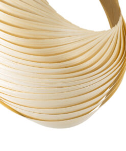 GloboStar® SALREL 02224 Boho Επιτοίχιο Φωτιστικό Απλίκα Μονόφωτο 1 x E27 IP20 Μπεζ Ξύλο - Μ30 x Π22 x Υ38cm 15 02224 7