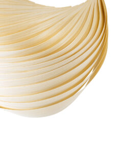 GloboStar® SALREL 02224 Boho Επιτοίχιο Φωτιστικό Απλίκα Μονόφωτο 1 x E27 IP20 Μπεζ Ξύλο - Μ30 x Π22 x Υ38cm 16 02224 8