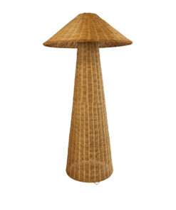 GloboStar® GLOBOSTAR® PERU 02235 Boho Επιδαπέδιο Φωτιστικό με Ντουί 1 x E27 AC 220-240V IP20 - Μπεζ - Μ73 x Π73 x Υ135cm