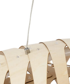 GLOBOSTAR® NANI 02285 Μοντέρνο Κρεμαστό Φωτιστικό Οροφής LED 36W 2880lm 120° AC 220-240V IP20 Φυσικό Λευκό 4500K - Lumileds SMD Chip - Μπεζ - Μ120 x Π48 x Υ18cm - 2 Χρόνια Εγγύηση 21 02285 10