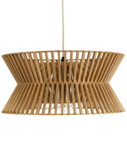 GLOBOSTAR® BIMINI 02287 Boho Κρεμαστό Φωτιστικό Οροφής με Ντουί 1 x E27 AC 220-240V IP20 - Καφέ - Μ45 x Π45 x Υ20cm 14 02287 5