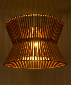 Alternative view of GLOBOSTAR® BIMINI 02288 Boho Κρεμαστό Φωτιστικό Οροφής με Ντουί 1 x E27 AC 220-240V IP20 - Καφέ - Μ60 x Π60 x Υ40cm