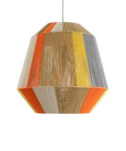 GLOBOSTAR® SALERNO 02289 Boho Κρεμαστό Φωτιστικό Οροφής με Ντουί 1 x E27 AC 220-240V IP20 - Πολύχρωμο - Μ50 x Π50 x Υ50cm 14 02289 5