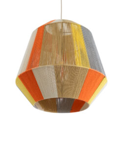 GLOBOSTAR® SALERNO 02289 Boho Κρεμαστό Φωτιστικό Οροφής με Ντουί 1 x E27 AC 220-240V IP20 - Πολύχρωμο - Μ50 x Π50 x Υ50cm 15 02289 6