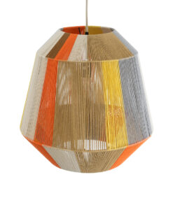 GLOBOSTAR® SALERNO 02289 Boho Κρεμαστό Φωτιστικό Οροφής με Ντουί 1 x E27 AC 220-240V IP20 - Πολύχρωμο - Μ50 x Π50 x Υ50cm 16 02289 7