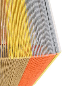 GLOBOSTAR® SALERNO 02289 Boho Κρεμαστό Φωτιστικό Οροφής με Ντουί 1 x E27 AC 220-240V IP20 - Πολύχρωμο - Μ50 x Π50 x Υ50cm 17 02289 8