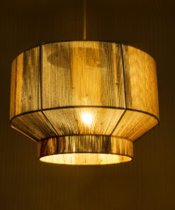 Alternative view of GLOBOSTAR® SALERNO 02290 Boho Κρεμαστό Φωτιστικό Οροφής με Ντουί 1 x E27 AC 220-240V IP20 - Πολύχρωμο - Μ50 x Π50 x Υ35cm