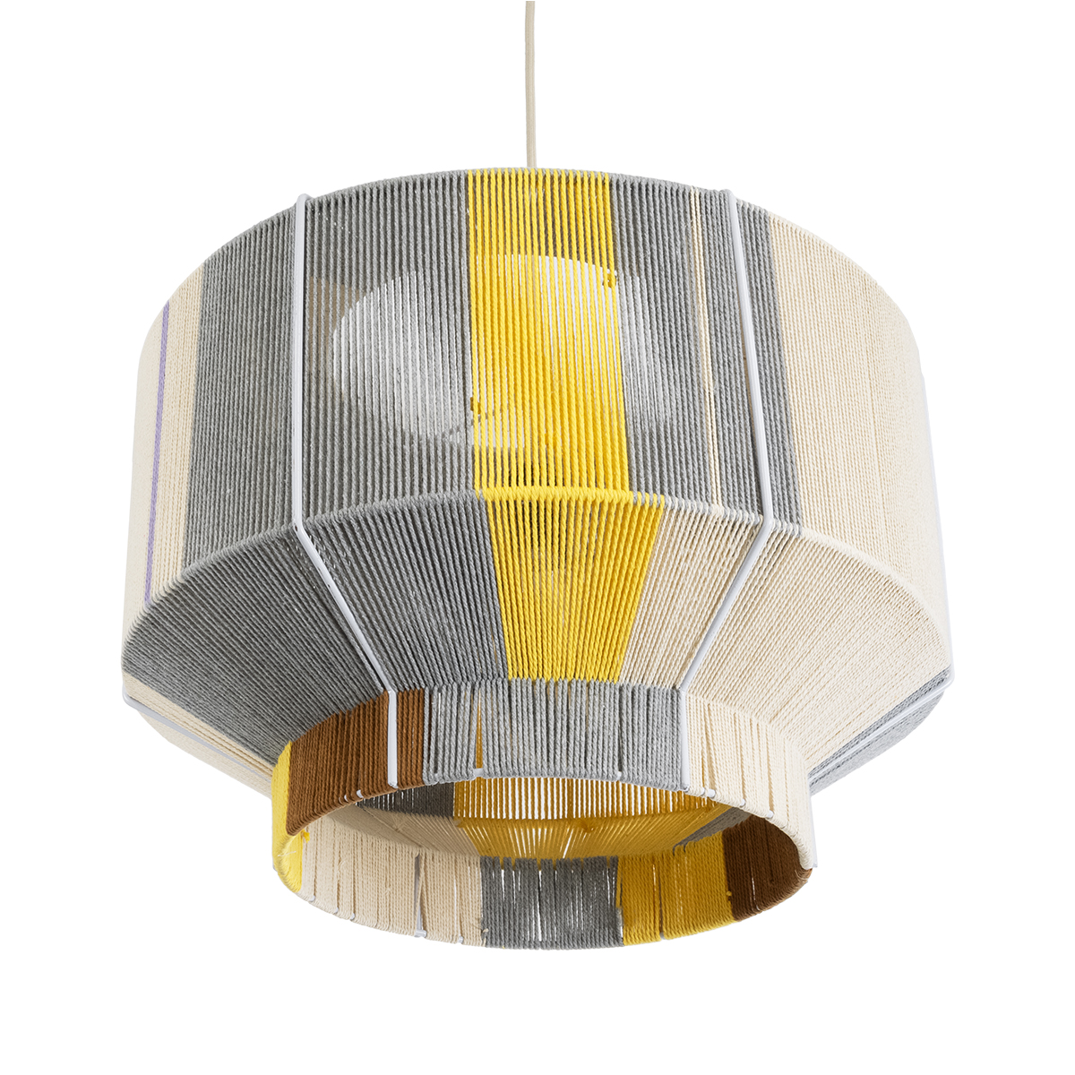 GLOBOSTAR® SALERNO 02290 Boho Κρεμαστό Φωτιστικό Οροφής με Ντουί 1 x E27 AC 220-240V IP20 - Πολύχρωμο - Μ50 x Π50 x Υ35cm 7 GLOBOSTAR® SALERNO 02290 Boho Κρεμαστό Φωτιστικό Οροφής με Ντουί 1 x E27 AC 220-240V IP20 - Πολύχρωμο - Μ50 x Π50 x Υ35cm - Image 5