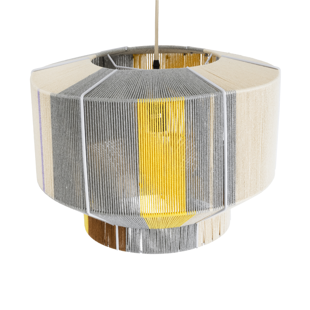 GLOBOSTAR® SALERNO 02290 Boho Κρεμαστό Φωτιστικό Οροφής με Ντουί 1 x E27 AC 220-240V IP20 - Πολύχρωμο - Μ50 x Π50 x Υ35cm 8 GLOBOSTAR® SALERNO 02290 Boho Κρεμαστό Φωτιστικό Οροφής με Ντουί 1 x E27 AC 220-240V IP20 - Πολύχρωμο - Μ50 x Π50 x Υ35cm - Image 6