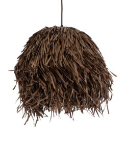 GloboStar® GLOBOSTAR® GUADELOUPE 02293 Boho Κρεμαστό Φωτιστικό Οροφής με Ντουί 1 x E27 AC 220-240V IP20 - Καφέ - Μ50 x Π50 x Υ40cm