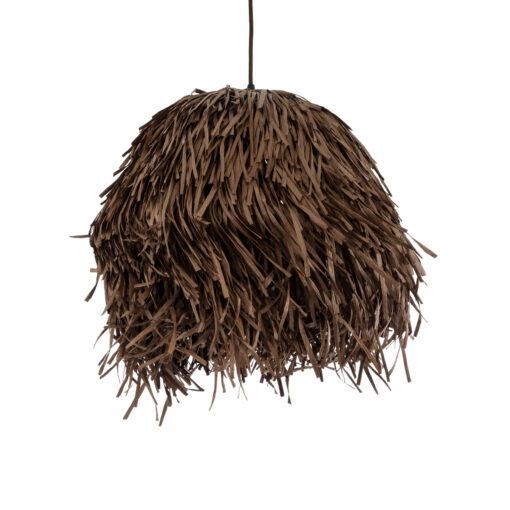 GloboStar® GLOBOSTAR® GUADELOUPE 02293 Boho Κρεμαστό Φωτιστικό Οροφής με Ντουί 1 x E27 AC 220-240V IP20 - Καφέ - Μ50 x Π50 x Υ40cm