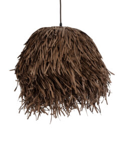 GLOBOSTAR® GUADELOUPE 02293 Boho Κρεμαστό Φωτιστικό Οροφής με Ντουί 1 x E27 AC 220-240V IP20 - Καφέ - Μ50 x Π50 x Υ40cm 14 02293 5