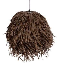 GLOBOSTAR® GUADELOUPE 02293 Boho Κρεμαστό Φωτιστικό Οροφής με Ντουί 1 x E27 AC 220-240V IP20 - Καφέ - Μ50 x Π50 x Υ40cm 16 02293 7