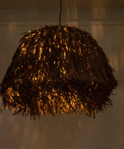 Alternative view of GLOBOSTAR® GUADELOUPE 02294 Boho Κρεμαστό Φωτιστικό Οροφής με Ντουί 1 x E27 AC 220-240V IP20 - Καφέ - Μ80 x Π80 x Υ60cm