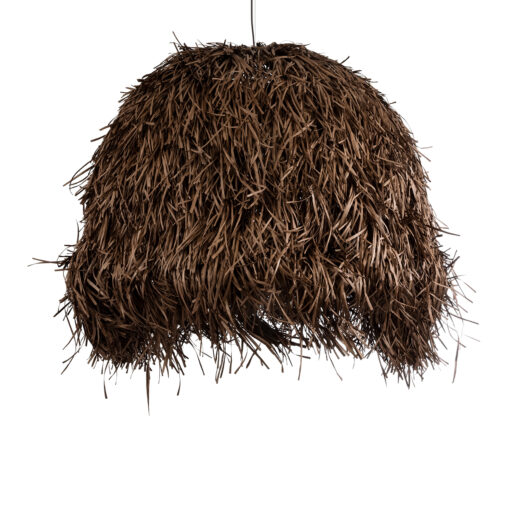GloboStar® GLOBOSTAR® GUADELOUPE 02295 Boho Κρεμαστό Φωτιστικό Οροφής με Ντουί 1 x E27 AC 220-240V IP20 - Καφέ - Μ120 x Π120 x Υ100cm