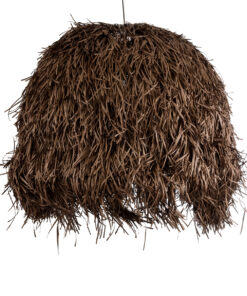 GLOBOSTAR® GUADELOUPE 02295 Boho Κρεμαστό Φωτιστικό Οροφής με Ντουί 1 x E27 AC 220-240V IP20 - Καφέ - Μ120 x Π120 x Υ100cm 14 02295 5