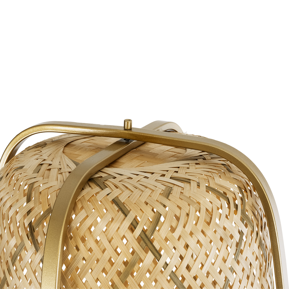 GloboStar® MEILANI 02301 Boho Επιδαπέδιο Φωτιστικό Μονόφωτο 1 x E27 IP20 Χρυσό Μέταλλο με Μπεζ Ξύλο - Μ40 x Π40 x Υ150cm 9 GloboStar® MEILANI 02301 Boho Επιδαπέδιο Φωτιστικό Μονόφωτο 1 x E27 IP20 Χρυσό Μέταλλο με Μπεζ Ξύλο - Μ40 x Π40 x Υ150cm - Image 7